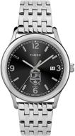 женские часы timex angeles kings из нержавеющей стали. логотип