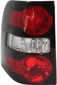 img 4 attached to 🚗 Driver Side Tail Light Unit for Ford Explorer 2006-2010 FO2800195, 6L2Z13405CA