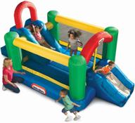 🎢 fun-filled adventure: experience the little tikes double slide bouncer логотип