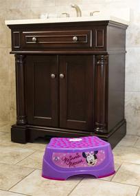img 3 attached to 🐭 Disney Minnie Mouse Step 'N Glow Step Stool in Purple