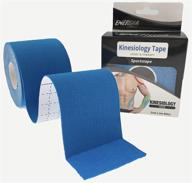 2 inch x 16.4 feet uncut roll energia fitness kinesiology tape - hypoallergenic elastic waterproof breathable medical cotton athletic sports tape for pain relief logo