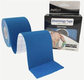 img 4 attached to 2 inch x 16.4 feet Uncut Roll Energia Fitness Kinesiology Tape - Hypoallergenic Elastic Waterproof Breathable Medical Cotton Athletic Sports Tape for Pain Relief