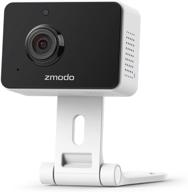 📷 [обновление 2021 года] zmodo 1080p mini pro: продвинутая внутренняя камера безопасности с функцией обнаружения движения, двухсторонней аудиосвязью, ночным видением | совместима с alexa логотип