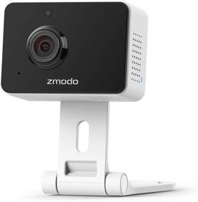 img 4 attached to 📷 [2021 Upgrade]Zmodo 1080P Mini Pro: Advanced Indoor Security Camera with Motion Detection, Two-Way Audio, Night Vision | Works with Alexa