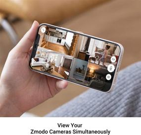 img 1 attached to 📷 [2021 Upgrade]Zmodo 1080P Mini Pro: Advanced Indoor Security Camera with Motion Detection, Two-Way Audio, Night Vision | Works with Alexa