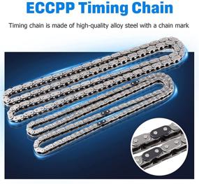 img 2 attached to ECCPP Engine Timing Chain Kit: Replacement Timing Parts for 2008-2015 Chevrolet 🛠️ Malibu Equinox Buick L4 2.0L 2.2L 2.4L - Replace # 12680750 9-4201S 9-4201SX