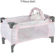 👶 convenient and functional: adora 7 piece playpen changing storage - organize and transform your baby's space! logo