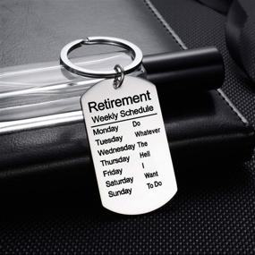 img 2 attached to Retirement Schedule Calendar Keychain Coworkers