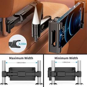 img 2 attached to Headrest Bestoct Adjustable Smartphones Compatible