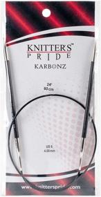 img 2 attached to Превосходные круглые спицы Knitter's Pride Karbonz Premuim - 24 дюйма (60 см), размер US 6 (4,00 мм) - 110219