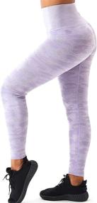 img 2 attached to SHIVASM High Waisted Women's Yoga Pants - Seamless Leggings for Workout, Stretchy, Squat Proof, Activewear with Tummy Control