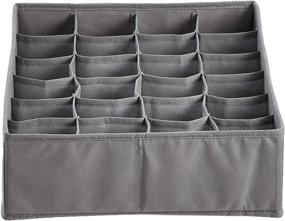 img 3 attached to 🧦 2-Pack Amazon Basics Dresser Organizers for Socks and Underwear