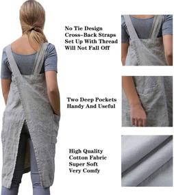 img 2 attached to Хлопковый сарафан Pockets Baking Cooking