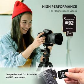 img 3 attached to 📷 Gigastone 8GB 2-Пак Micro SD карта, Full HD Видео, Профессиональная Камера Наблюдения Безопасности Дрона, 80MB/s Micro SDHC Класс 10 для улучшения SEO