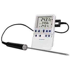 img 1 attached to Digi-Sense-AO-37804-04 - High Accuracy Calibrated RTD Freezer Digital Thermometer with Stainless Steel Probe