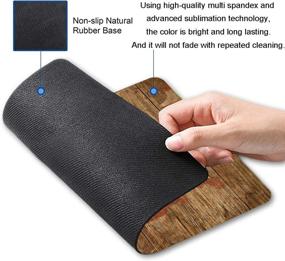 img 3 attached to Vintage American Flag Mouse Pad: Waterproof, Non-Slip Gaming Mouse Mat for Home, Office, and Travel