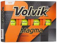 volvik magma balls 12 ball yellow logo