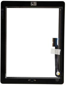 img 3 attached to 🖥️ Aiiworld Touch Screen Digitizer with Home Button and Strong Adhesive for iPad 3 - Black