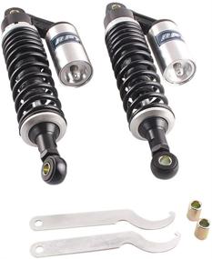 img 4 attached to 🛵 Mallofusa 320mm Rear Air Shock Absorbers: Compatible with 150cc~750cc Karting Scooters, ATVs, Yamaha, Suzuki, Honda, Kawasaki Motorcycles