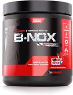 b-nox ripped pre-workout formula: keto-friendly endurance 💣 builder – 287g powder (30 servings) | bombcicle logo