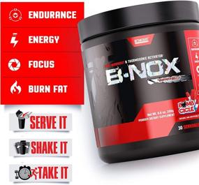 img 1 attached to B-NOX Ripped Pre-Workout Formula: Keto-Friendly Endurance 💣 Builder – 287g Powder (30 Servings) | Bombcicle