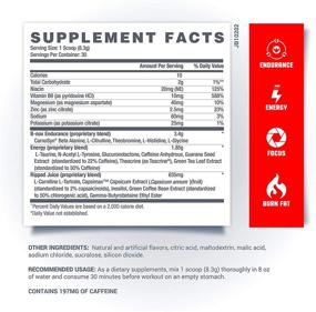 img 3 attached to B-NOX Ripped Pre-Workout Formula: Keto-Friendly Endurance 💣 Builder – 287g Powder (30 Servings) | Bombcicle