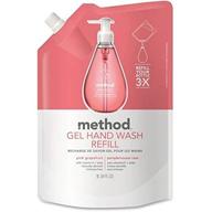 method gel handwash refill, pink grapefruit scent, 2.13 lbs - eco-friendly and convenient logo
