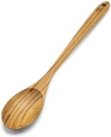 🥄 faay 13.5" teak cooking spoon: handcrafted, healthy, and moisture-resistant for non-stick cookware logo