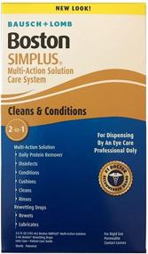 img 1 attached to Bausch & Lomb Boston Simplus Multi-Action Solution 3.5 oz - Varying Packaging for Enhanced SEO