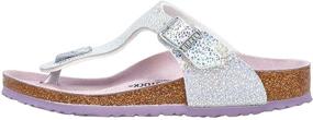 img 4 attached to Босоножки и сандалии Birkenstock Gizeh Disco из микрофибры для мальчиков - размер 2,5.