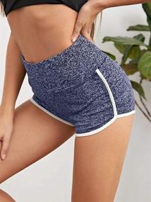img 2 attached to Womens Workout Shorts Scrunch Leggings Sports & Fitness