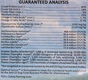 img 1 attached to 🐶 Optimal Senior Canine Formula Dog Food - Wysong Senior