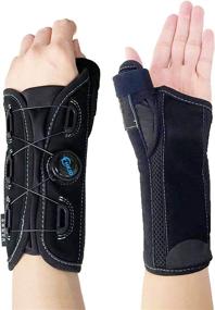 img 3 attached to 👍 Advanced BOA Technology Thumb and Wrist Spica Splint: Effective Pain Relief for Arthritis, Tendonitis, Carpal Tunnel Syndrome (Left - Size S/M)