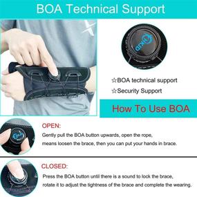 img 1 attached to 👍 Advanced BOA Technology Thumb and Wrist Spica Splint: Effective Pain Relief for Arthritis, Tendonitis, Carpal Tunnel Syndrome (Left - Size S/M)