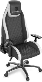 img 4 attached to Premium Dardashti Gaming Chair - Commercial Grade, BIFMA X5.1 Tested, Next-Gen Ergonomic Design, Stylish Race Car Black with White Accents PN78050359