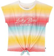 lucky brand girls serita calypso girls' clothing and tops, tees & blouses logo