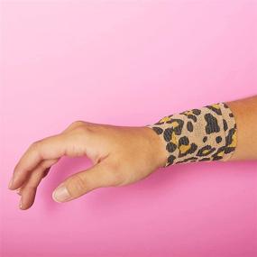 img 3 attached to 🐾 Animal Print Self Adhesive Bandage Wraps, Cohesive Tape (2 in x 5 Yards, 6 Pack): Versatile & Stylish Protection for Wounds and Injuries