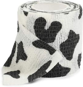 img 2 attached to 🐾 Animal Print Self Adhesive Bandage Wraps, Cohesive Tape (2 in x 5 Yards, 6 Pack): Versatile & Stylish Protection for Wounds and Injuries