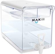 🚰 nakii water filter dispenser: cleaner and healthier drinking water with 2 filters - nsf-certified, bpa-free, 18-cup capacity with 300 gallons long-lasting filters for faster filtration logo
