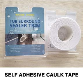 img 2 attached to 🔘 TYLife Self Adhesive Caulk Protector - Pack of 8 in White