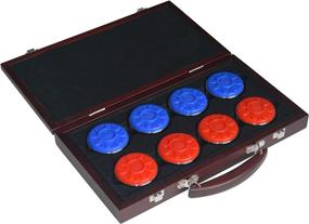img 1 attached to Hathaway Pro Series Shuffleboard Puck Set