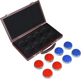 img 3 attached to Hathaway Pro Series Shuffleboard Puck Set