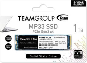img 3 attached to SSD TEAMGROUP MP33 1ТБ SLC кэш 3D NAND TLC NVMe 1.3 PCIe Gen3x4 M.2 2280 (скорость чтения/записи до 1,800/1,500 МБ/с) для ноутбука и компьютера TM8FP6001T0C101