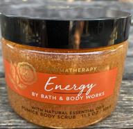 🍊 aromatherapy energy orange ginger sugar scrub bath & body works, 13 жидких унций: оживите свои чувства с освежающим цитрусовым ароматом! логотип