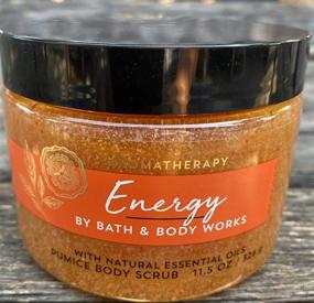 img 1 attached to 🍊 Aromatherapy Energy Orange Ginger Sugar Scrub Bath & Body Works, 13 жидких унций: Оживите свои чувства с освежающим цитрусовым ароматом!