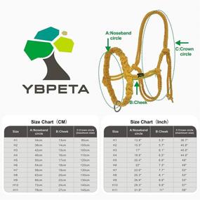 img 2 attached to 🐴 YBPETA Soft Horse Rope Halter - Handcrafted Training Halter for Cattle