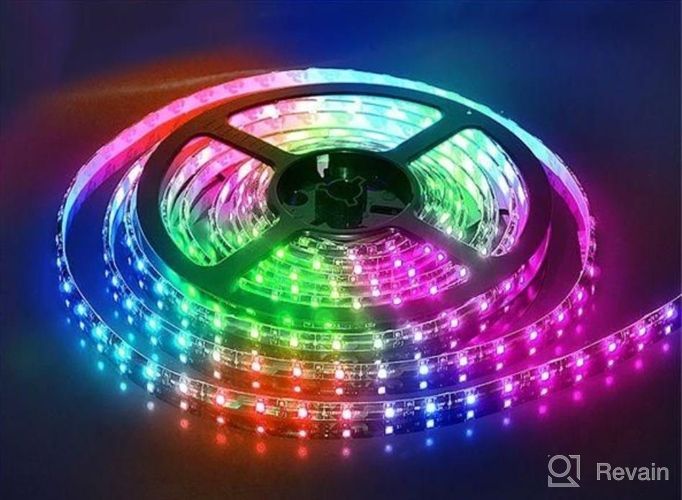 img 1 attached to Keepsmile Music Sync LED Strip Lights, 50ft Color Changing LED Lights Strip with Phone App Control and Remote – Perfect for Bedroom, Living Room, Party, and Home Decoration review by Kristen Simpson