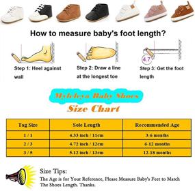 img 1 attached to Infant Baby Girl Mary Jane Flats: Soft Anti-Slip Walking Shoes with Rubber Sole - Toddler Dress Shoes for First Steps