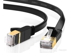 img 5 attached to 🔌 White Ethernet Cable with Cat Connectors for Enhanced SEO