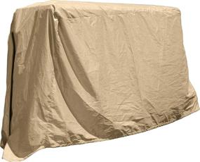 img 3 attached to 🏌️ Premium Beige Four Person Golf Cart Cover - Heavy Duty 420 Denier Weight - Oversized 110" L x 51" W x 79" H - Two Year NO B.S. Warranty! Bonus: 2 Tie Down Straps 23 Feet